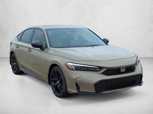 Sand Dune Pearl 2026 Honda Civic Hybrid Sport