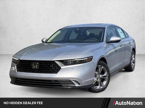 Solar Silver Metallic 2026 Honda Accord Hybrid EX-L