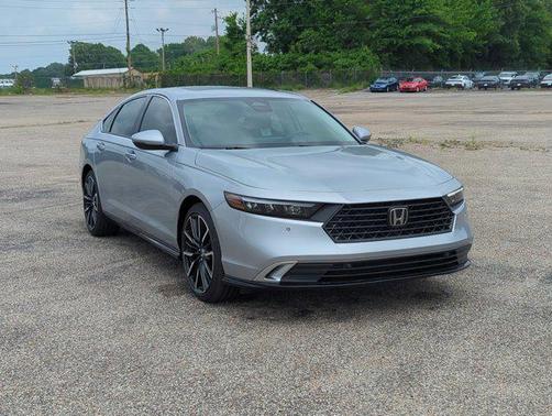 Solar Silver Metallic 2026 Honda Accord Hybrid Touring