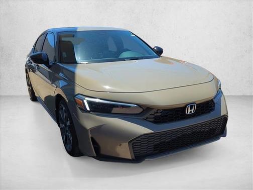 Sand Dune Pearl 2026 Honda Civic Hybrid Sport Touring