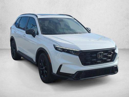 Platinum White Pearl 2026 Honda CR-V Hybrid Sport FWD