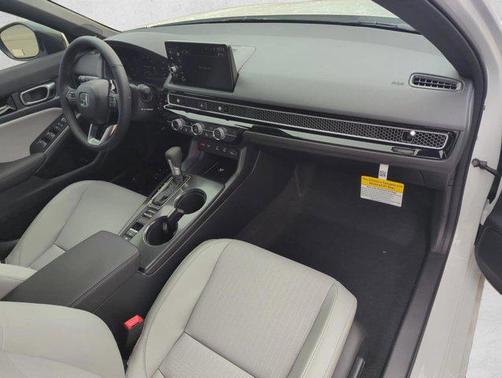 Platinum White Pearl 2026 Honda Civic Hybrid Sport Touring