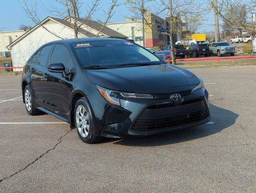 Midnight Black Metallic 2025 Toyota Corolla LE