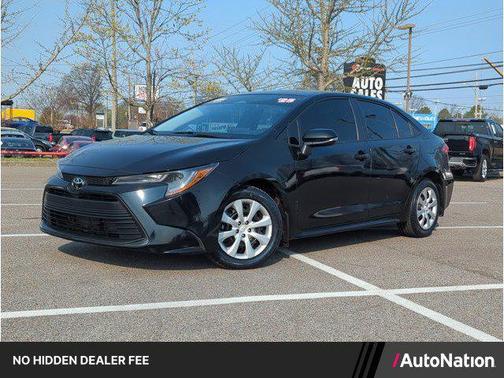 Midnight Black Metallic 2025 Toyota Corolla LE