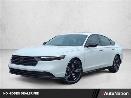 Platinum White Pearl 2026 Honda Accord Hybrid Sport