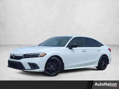 Platinum White Pearl 2023 Honda Civic Sport