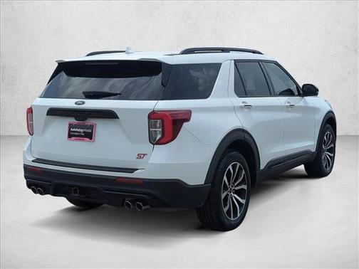 Star White Metallic Tri-Coat 2020 Ford Explorer ST