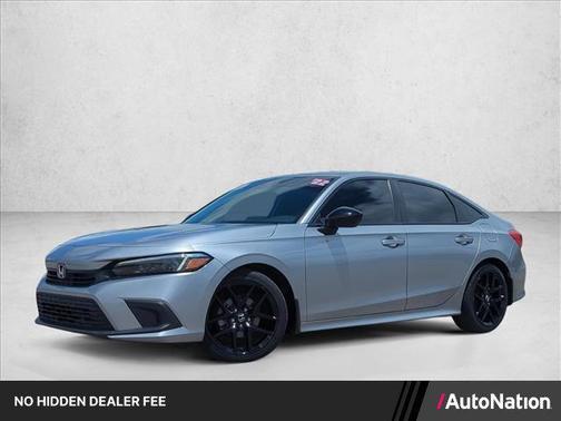 Lunar Silver Metallic 2022 Honda Civic Sport