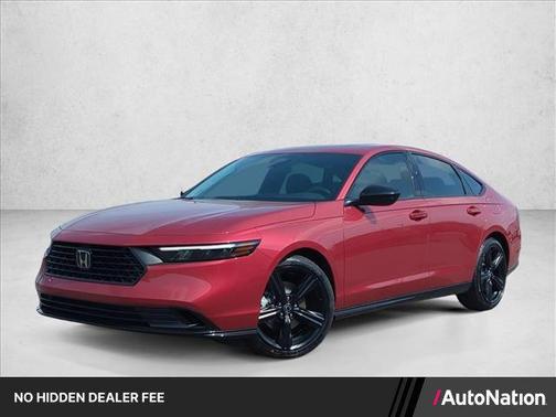 Radiant Red Metallic 2026 Honda Accord Hybrid Sport-L