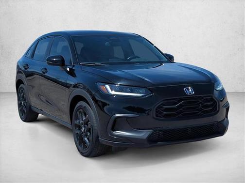 Crystal Black Pearl 2024 Honda HR-V 2WD Sport