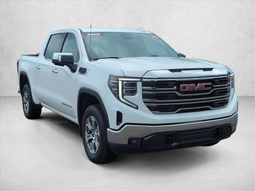 Summit White 2023 GMC Sierra 1500 SLT
