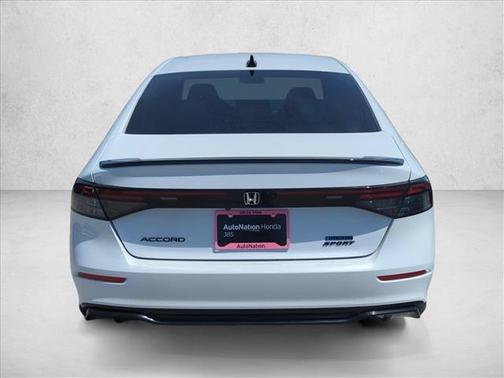 Platinum White Pearl 2026 Honda Accord Hybrid Sport-L