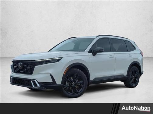 Platinum White Pearl 2026 Honda CR-V Hybrid Sport Touring AWD