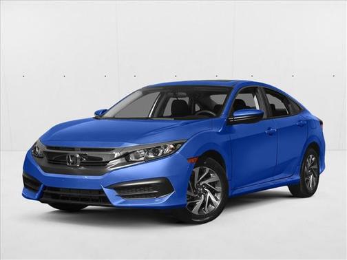 Aegean Blue Metallic 2017 Honda Civic EX