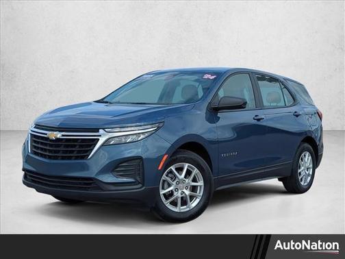 Lakeshore Blue Metallic 2024 Chevrolet Equinox LS