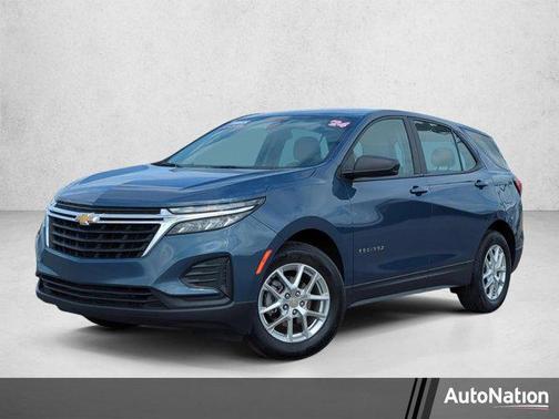 Lakeshore Blue Metallic 2024 Chevrolet Equinox LS