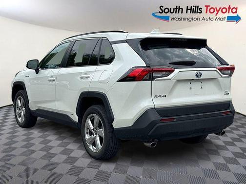 Blizzard Pearl 2021 Toyota RAV4 Hybrid XLE Premium