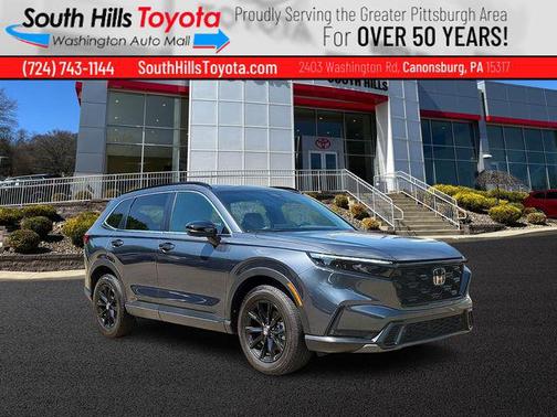 Gray Metallic 2025 Honda CR-V Hybrid Sport AWD