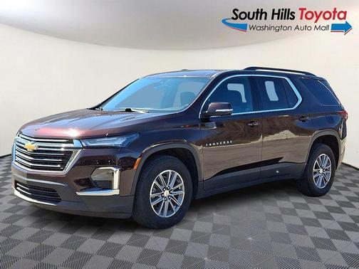 Black Cherry Metallic 2022 Chevrolet Traverse LT Cloth