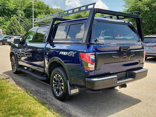 Deep Blue Pearl Metallic 2021 Nissan Titan PRO-4X