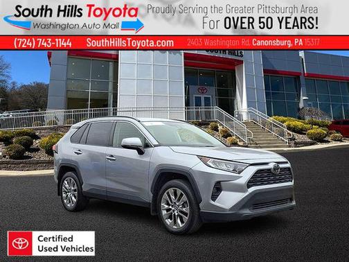 Silver Sky Metallic 2020 Toyota RAV4 XLE Premium