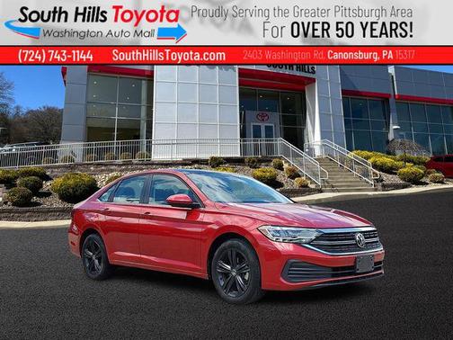 Red Metallic 2022 Volkswagen Jetta 1.5T SE