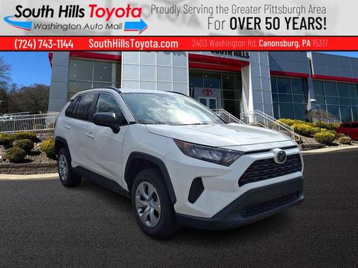 Super White 2021 Toyota RAV4 LE