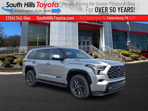 Celestial Silver Metallic 2026 Toyota Sequoia Platinum
