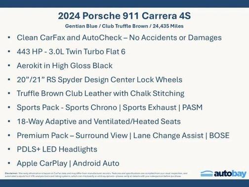 2024 Porsche 911 Carrera 4S