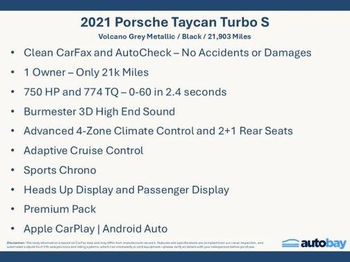 2021 Porsche Taycan Turbo S