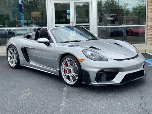Silver 2025 Porsche 718 Spyder RS