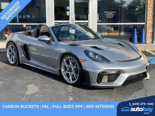 Silver 2025 Porsche 718 Spyder RS