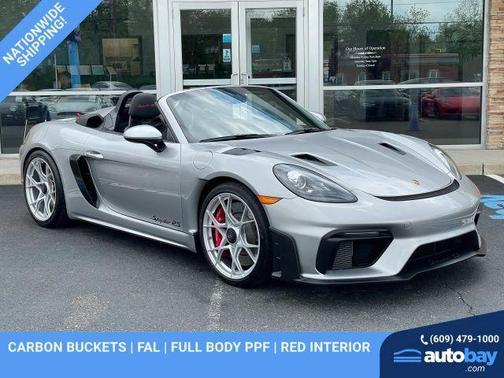 Silver 2025 Porsche 718 Spyder RS