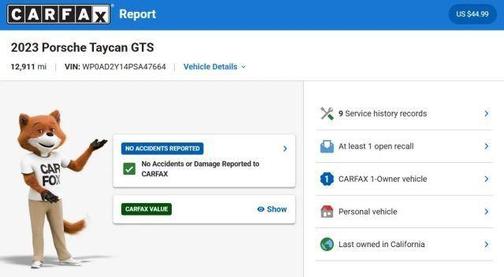 2023 Porsche Taycan GTS