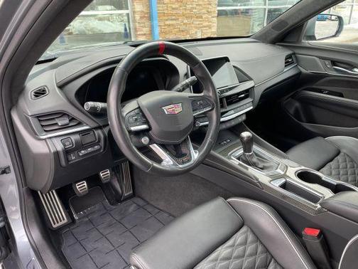 Satin Steel Metallic 2022 Cadillac CT4-V Blackwing