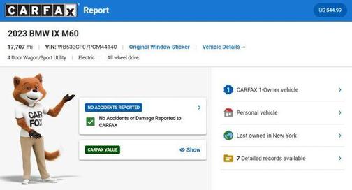 Black Sapphire Metallic 2023 BMW iX M60