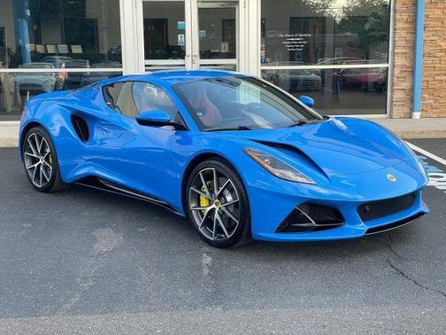 Blue 2025 Lotus Emira V6