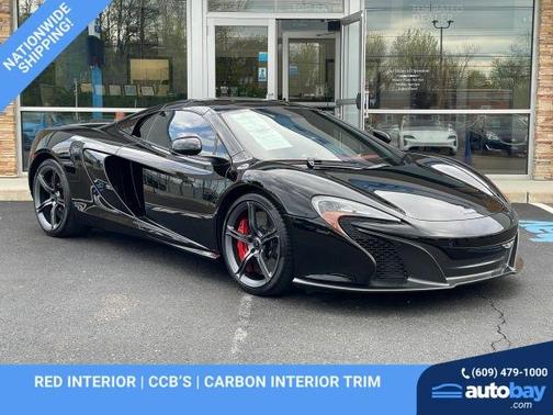 Black 2015 McLaren 650S Spider