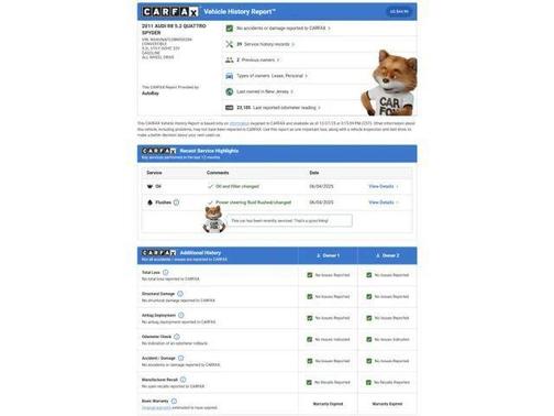 2011 Audi R8 5.2 quattro Spyder