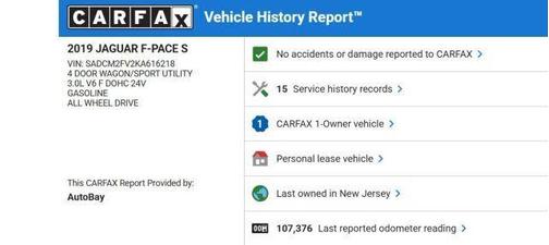 2019 Jaguar F-PACE S