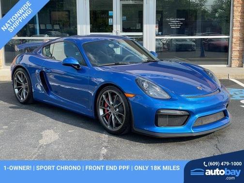 Blue 2016 Porsche Cayman GT4