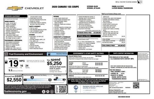 2020 Chevrolet Camaro SS