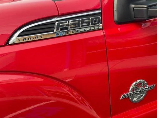 Vermillion Red 2012 Ford F-350 Lariat Super Duty