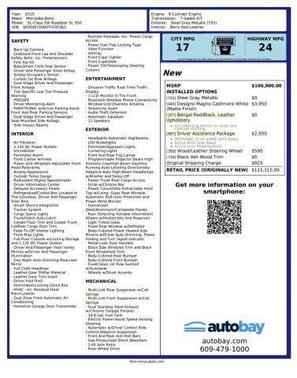 2015 Mercedes-Benz SL-Class SL 550