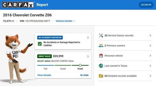 Torch Red 2016 Chevrolet Corvette Z06