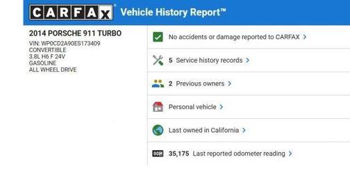 2014 Porsche 911 Turbo