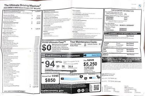 2025 BMW i4 Gran Coupe M50
