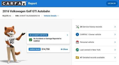 2016 Volkswagen Golf GTI AUTOBAHN