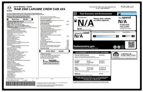 2018 RAM 2500 Laramie