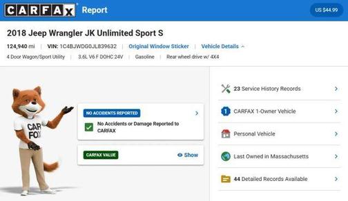 Rhino Clearcoat 2018 Jeep Wrangler JK Unlimited Sport